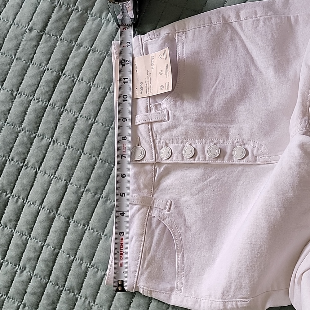 SO Juniors Super High Rise Distressed White Jeggings Size 5 / 27W - Picture 11 of 13